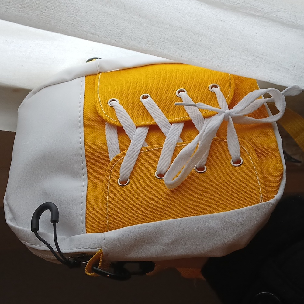 "Shoe" Lace Up Mini Crossbody Bag NWOT